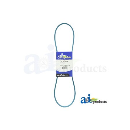 A & I Products Aramid Blue V-Belt (3/8" X 42" ) 18.2" x4" x0.5" A-3L420K